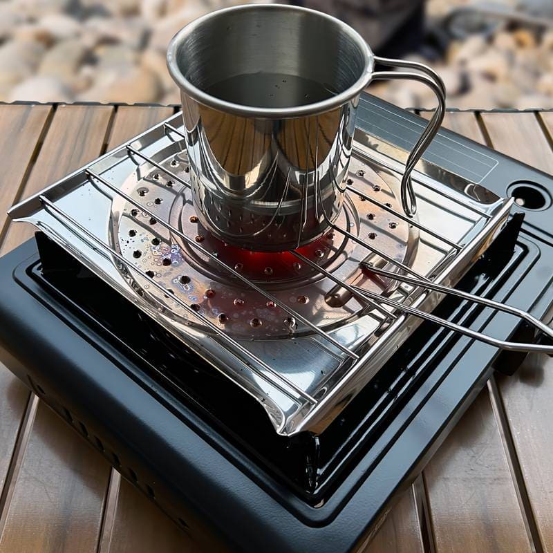 Foldable Grill Basket, Stove Top Toaster Rack, Stainless Steel Grilling Pan, Square Heat Resistant Tray, Flat Griddle Plate Tray, Camping Cookware, Kitchen Stove Top Toaster Foldable Grill Basket, Stove Top Toaster Rack, Stainless Steel Grilling Pan, Square Heat Resistant Tray, Flat Griddle Plate Tray, Camping Cookware, Kitchen Stove Top Toaster